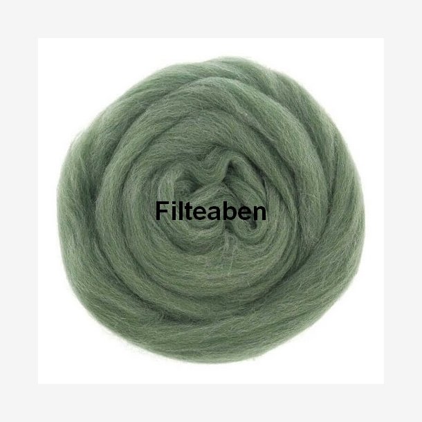Merinould Meleret Grøn 100 gr. 25 my