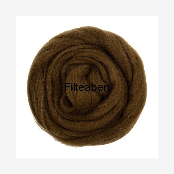 Merinould Mellem Brun 100 gr. 25 my