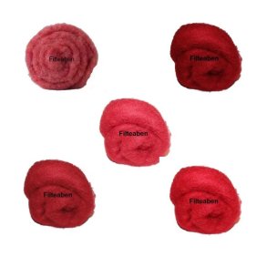 5 * 10 gr. R�de nuancer Karteflor