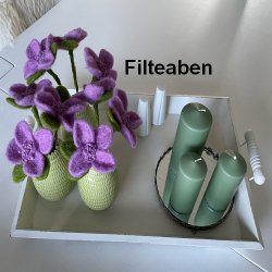 Filteopskrift Blomster