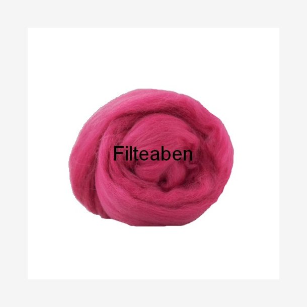Mørk Pink Merinould 19 my