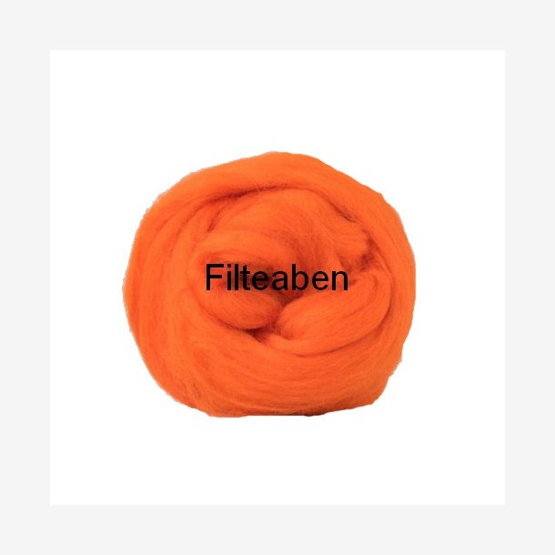Mørk Orange Merinould 19 my