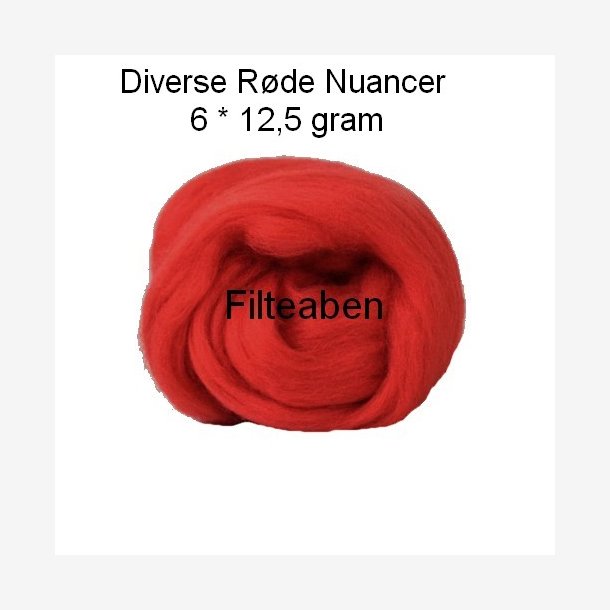 6 * 12,5 Røde Nuancer
