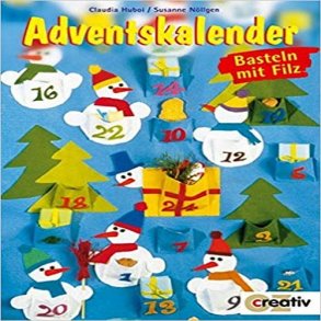 Adventskalender, basteln mit filz