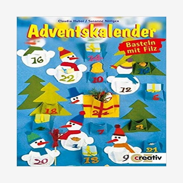 Adventskalender, basteln mit filz