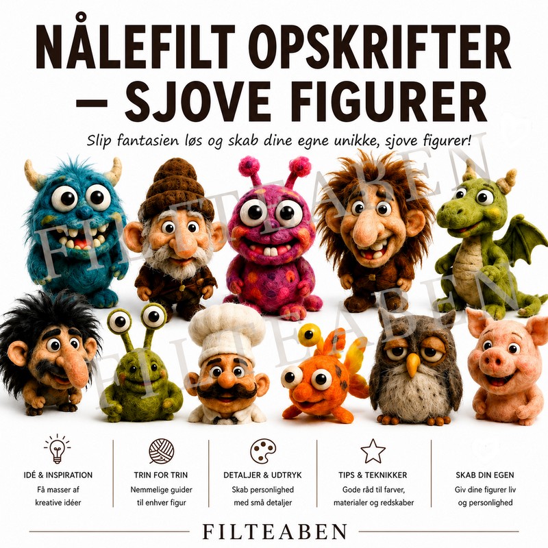 N&aring;lefiltning sjove figurer
