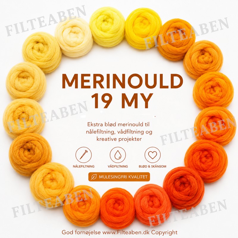Merinould Gul / Orange