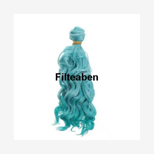 Hår Nylon Turkis