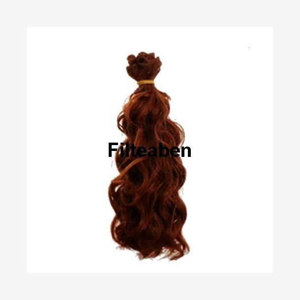 Hår Nylon Karamel