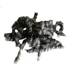 H�r kr�ller Uld Sort Meleret