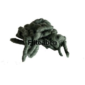 H�r kr�ller Uld Gr�n Meleret