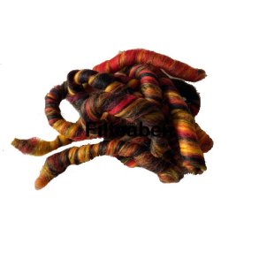 H�r kr�ller Uld M�rk Regnbue Meleret