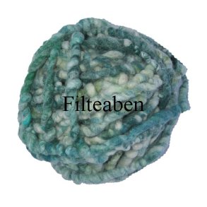 1 mtr Gr�n med silke Filtesn�re