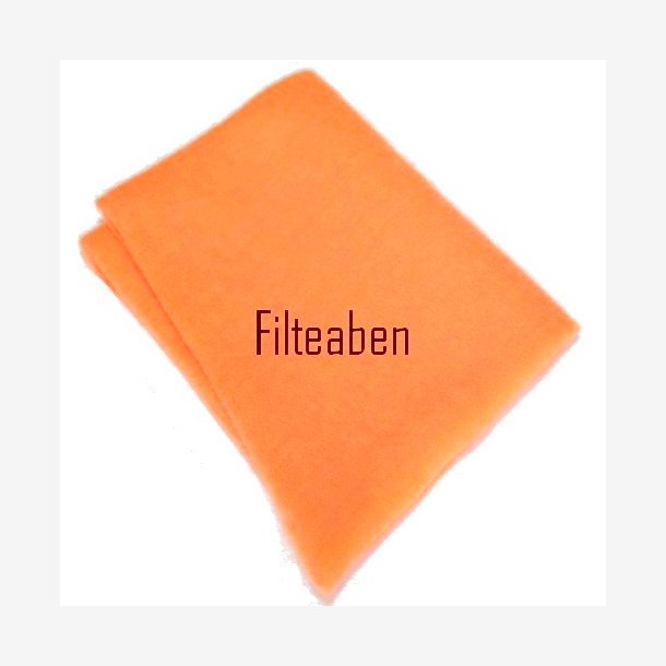Uldfilt / Nålefilt Lys Orange