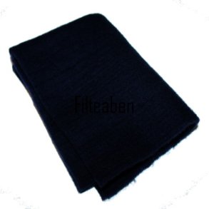 Uldfilt/Nlefilt 0,5 mtr. Sort (Tyk)