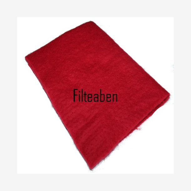 Uldfilt / Nålefilt Rød