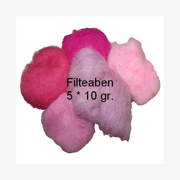 5 * 10 gr. Rosa Nuancer Karteflor