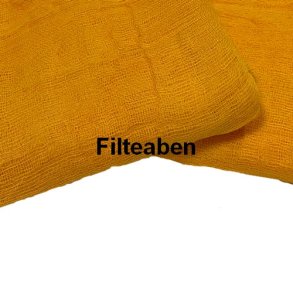 Bomuldsgaze Orange / Gul 3 Mtr.