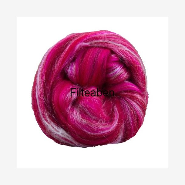 Pink Meleret 70 % Uld / 30 % Silke 25 gr. 