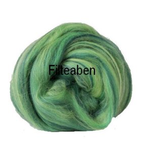 Grn Meleret 70 % Uld / 30 % Silke 50 gr. 