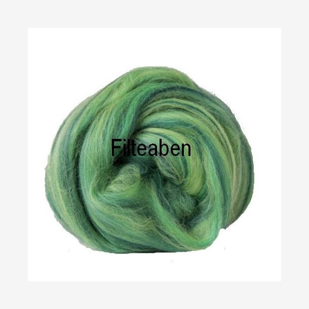 Grn Meleret 70 % Uld / 30 % Silke 50 gr. 