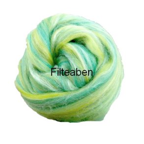 Lemon Meleret 70 % Uld / 30 % Silke 25 gr. 