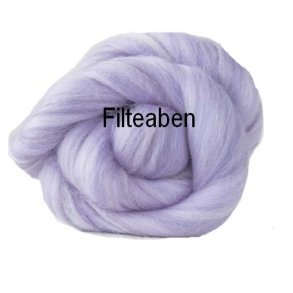 Lys Lilla Meleret 70 % Uld / 30 % Silke 25 gr. 