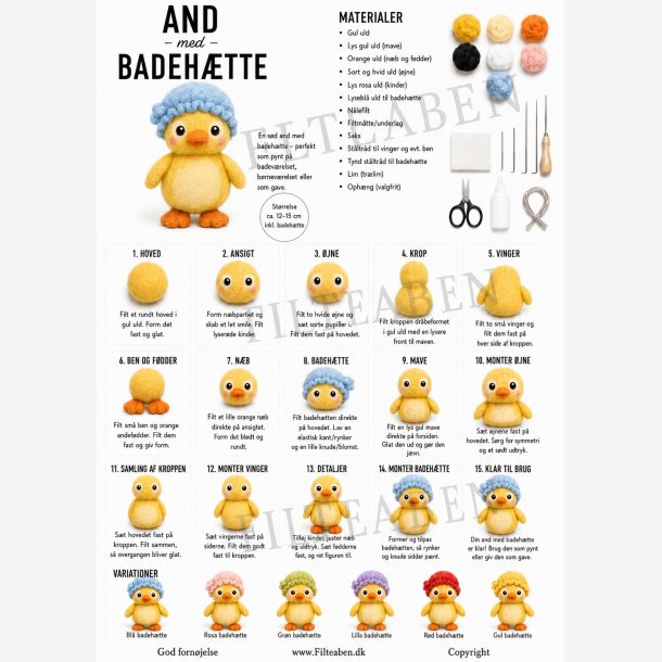 And med badeh�tte N�lefilt