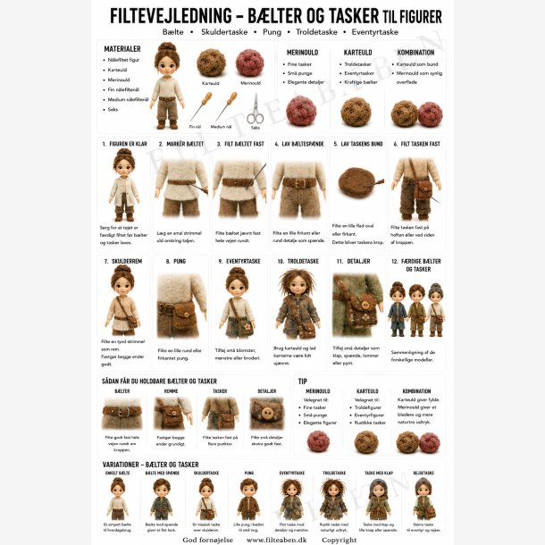 B�lter og tasker N�lefiltning