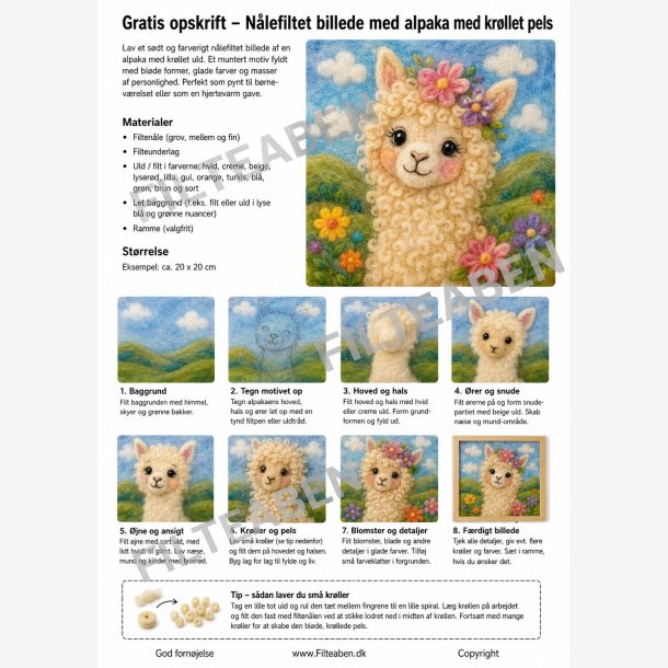 Alpaka billede n�lefiltet