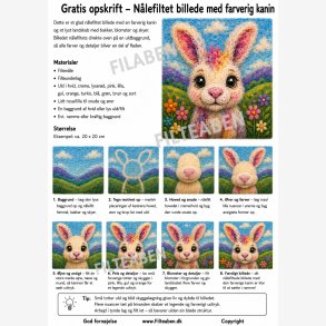 Kanin billede n�lefiltning
