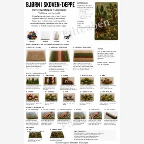 Bj�rn i skoven t�ppe v�dfiltet