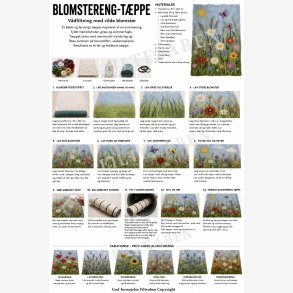 Barnevognst�ppe med blomster eng