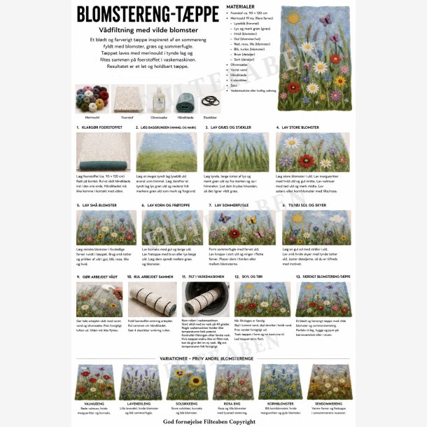 Barnevognst�ppe med blomster eng