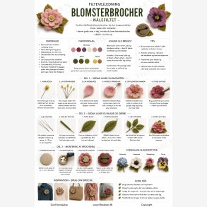 Broche  blomst n�lefiltning