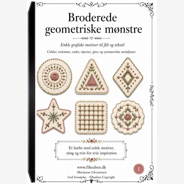 Broderede geometriske m�nstre