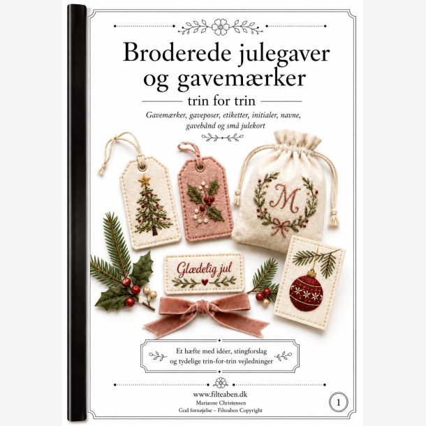 Broderede julegaver og gavem�rker 