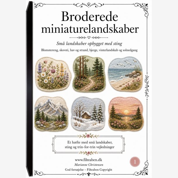 Broderede miniaturelandskaber