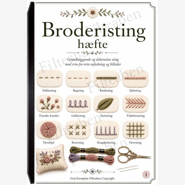 Broderisting h�fte