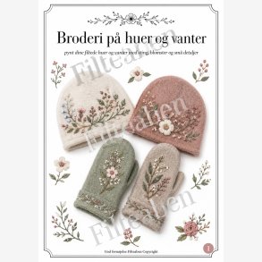 Broderi p� huer og vanter