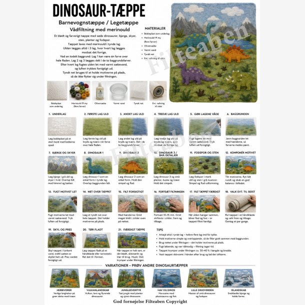 Dinosauer t�ppe v�dfiltet