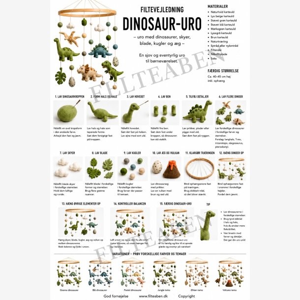 Dinosaur uro n�lefiltet opskrift