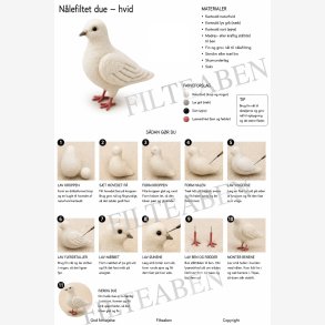 Hvid due n�lefiltet