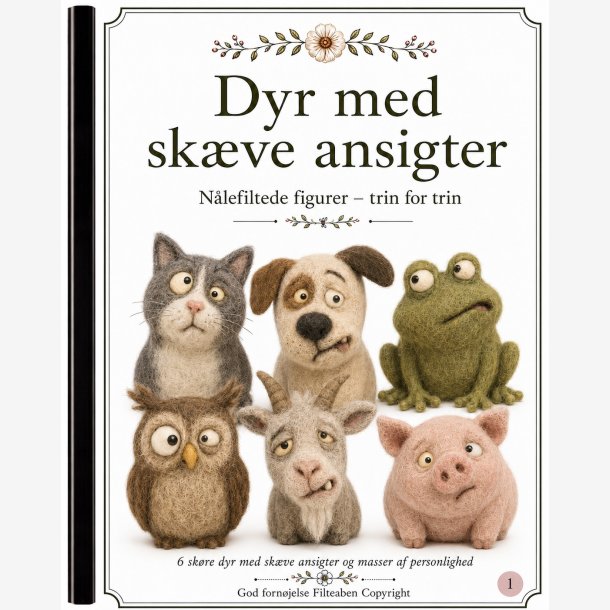Dyr med sk�ve ansigter n�lefiltning
