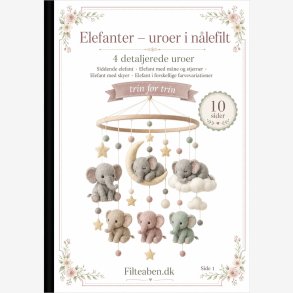 Elefanter � uroer i n�lefilt 