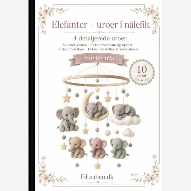 Elefanter � uroer i n�lefilt 