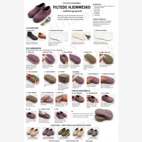 Ensfarvet hjemmesko v�dfiltning