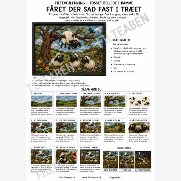 F�ret der sad fast i tr�et n�lefiltet