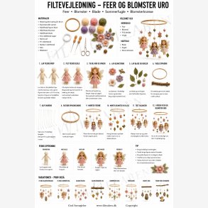 Feer og blomster uro  n�lefiltet opskrift