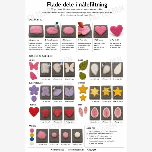 Flade dele i n�lefiltning